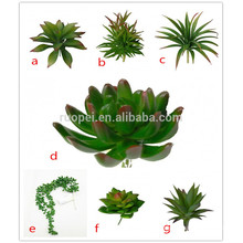 single stem mini decorative cheap artificial succulent plant sets